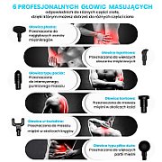 Extralink Massage Gun Lite | Massage gun | 3200 RPM  6 replaceable tips