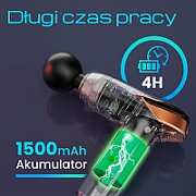 Extralink Massage Gun Lite | Massage gun | 3200 RPM  6 replaceable tips