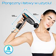 Extralink Massage Gun Lite | Massage gun | 3200 RPM  6 replaceable tips