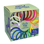 3Doodler Filament FLOW 20 PLA 20 Farben Nachfüllpack Polylactic acid (PLA) Black  Blue  Dark Green  Dark pink  Gold  Green  Lilac  Navy  Orange  Pink  Transparent  White  Yellow