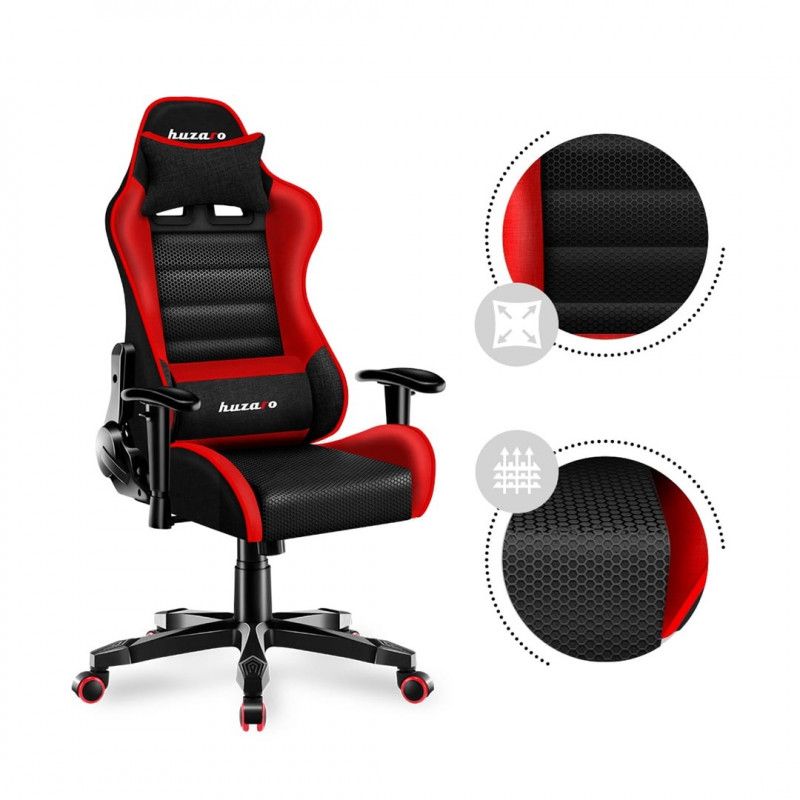 Gaming chair for children Huzaro HZ-Ranger 6.0 Red Mesh  black and red