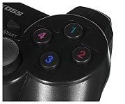Vakoss GP-3925BK Gaming Controller Black RF Gamepad Analogue / Digital PC  Playstation 3
