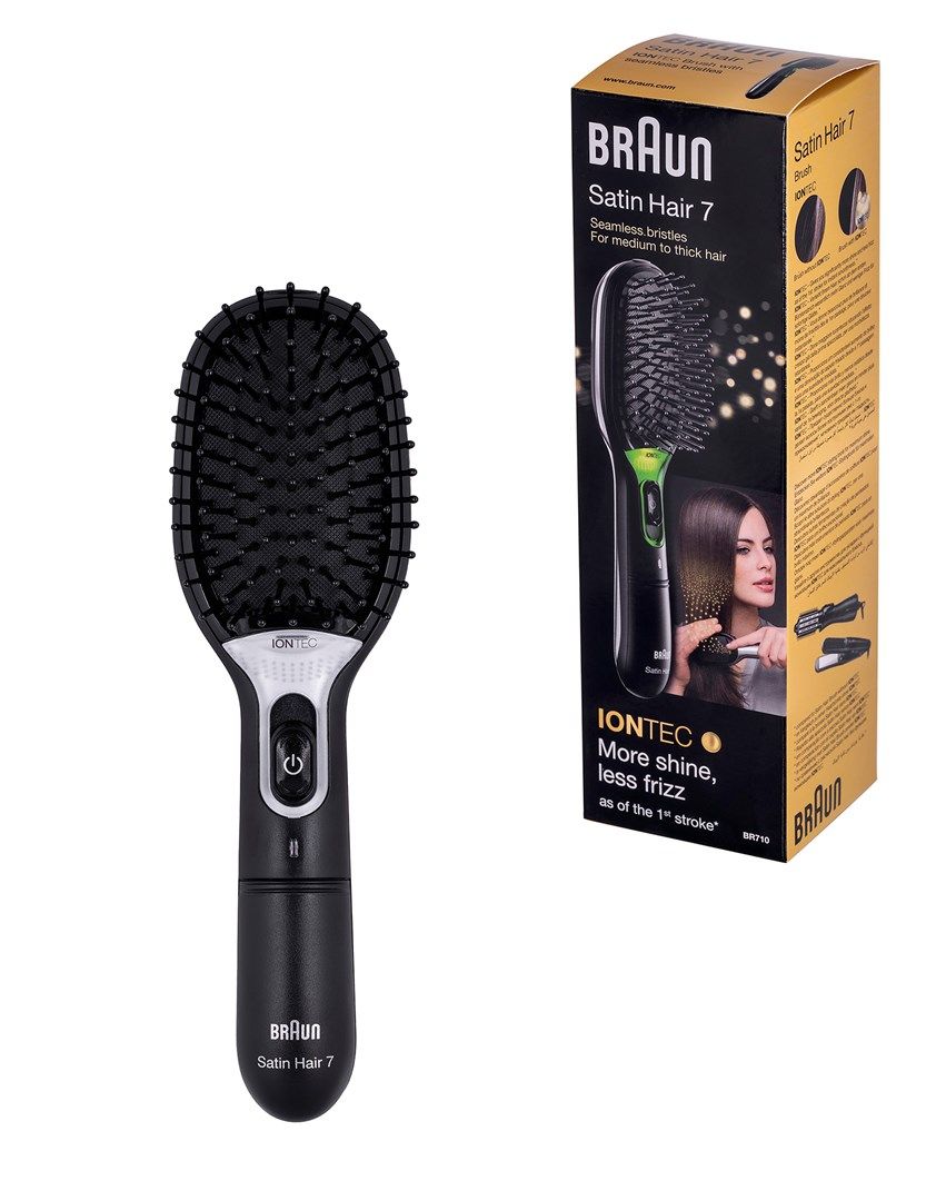 Braun Satin Hair 7 Adult Paddle hairbrush Black 1 pc(s)