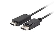 Lanberg CA-DPHD-11CC-0010-BK cable gender changer DisplayPort HDMI Black
