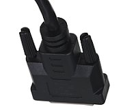 Lanberg CA-DVIS-10CC-0030-BK DVI cable 3 m DVI-D Black