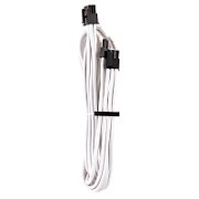Corsair Premium Sleeved PCIe Single Cable  Twin Pack (Gen 4) - White