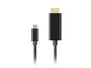 LANBERG CABLE USB-C(M)->HDMI(M) 1M 4K 60HZ BLACK