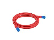 Lanberg LANBERG PATCHCORD S/FTP CAT.6A 1M RED LSZH