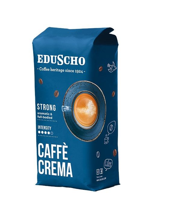 TCHIBO EDUSCHO CREMA STRONG coffee beans 1000G