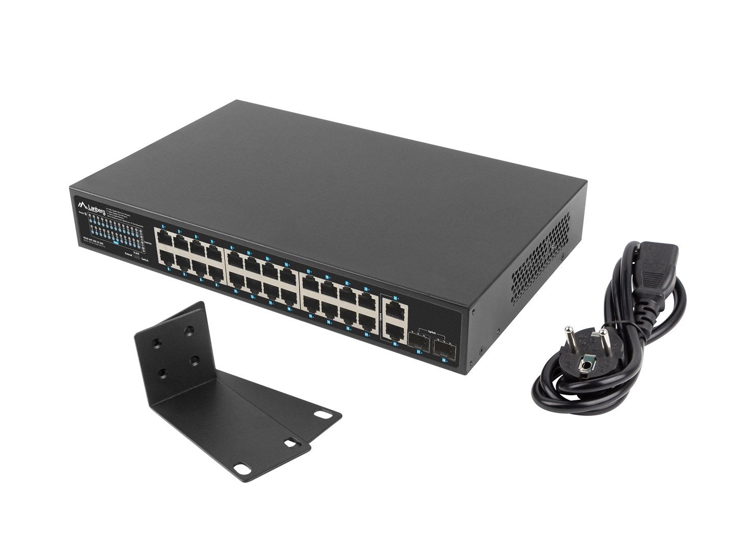 Lanberg Lanberg RSGE-24P-2GE-2S-360 network switch Unmanaged