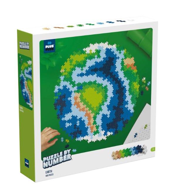 Plus Plus Puzzle By number Earth 800 pieces 3914 DANTE