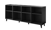 ETNA chest of drawers 200x42x82 black matt