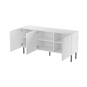 JUNGLE chest 152x40.5x74.5 white matt + black legs