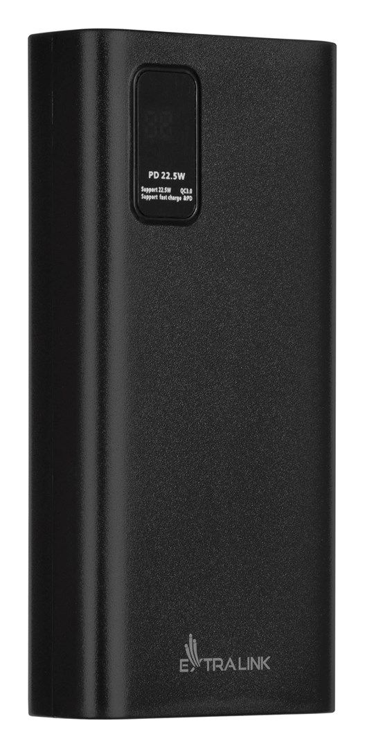 Extralink EPB-068 20000mAh Black | Power Bank | Power bank  Fast Charging  USB-C