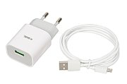 iBOX C-41 universal charger with micro USB cable  white