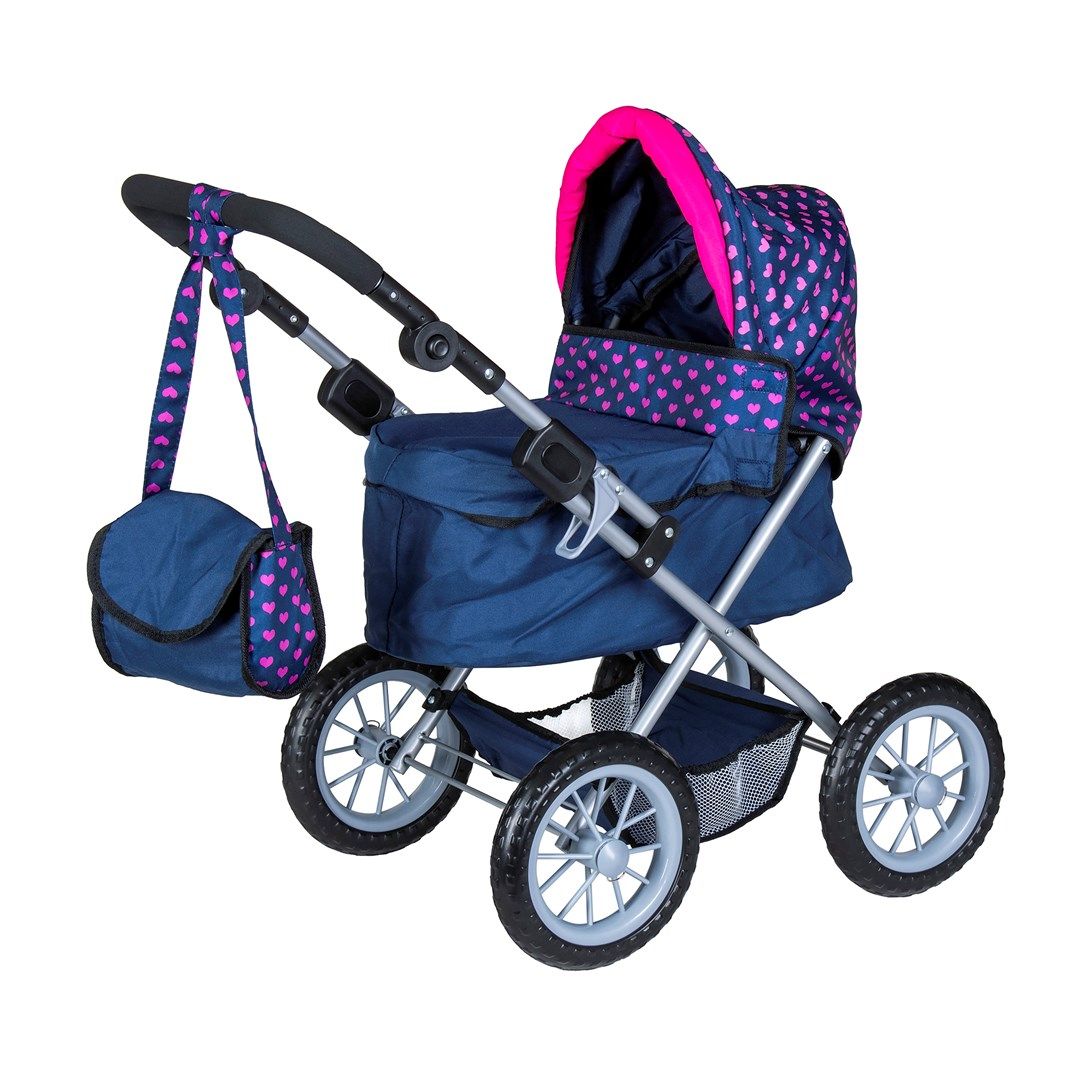 Bayer Trendy doll pram navy blue 13054AA