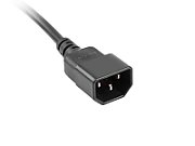 LANBERG POWER STRIP 1M BLACK  4X 230V PL  UPS