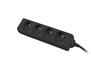 LANBERG POWER STRIP 1M BLACK  4X 230V PL  UPS