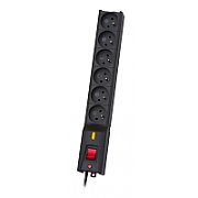 LESTAR LX 610 G-A  surge protector  1.5m  black 6 AC outlet(s) 230 V