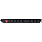 Gembird EG-PDU-10C132C19 Rack Power Unit (PDU) with C19 plug 1U (3m)