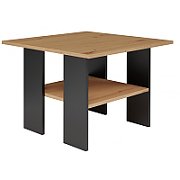 MODERNA Table 60x60x45 cm Artisan Oak/Black