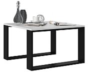MODERN MINI table 67x67x40 cm White/Black