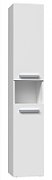 Bathroom cabinet NEL I 31x30x174 cm  matt white