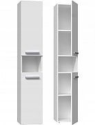 Bathroom cabinet NEL I 31x30x174 cm  matt white