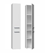 Bathroom cabinet NEL II 31x30x174 cm  matt white