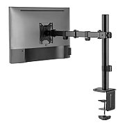 Maclean MC-753N LCD Monitor Desk Mount 17-32  9kg VESA 75x75 100x100 Single Arm Extendable Adjustable