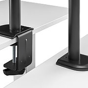 Maclean desk mount for 2 monitors  VESA 75x75 and 100x100  17-32   2x 9kg  MC-754N