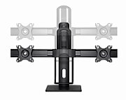 Gembird MS-D2-01 monitor mount / stand 68.6 cm (27 ) Black Desk