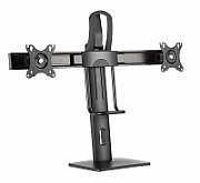 Gembird MS-D2-01 monitor mount / stand 68.6 cm (27 ) Black Desk