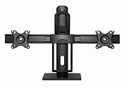 Gembird MS-D2-01 monitor mount / stand 68.6 cm (27 ) Black Desk