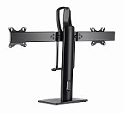 Gembird MS-D2-01 monitor mount / stand 68.6 cm (27 ) Black Desk