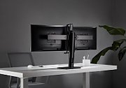 Gembird MS-D2-01 monitor mount / stand 68.6 cm (27 ) Black Desk