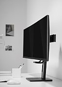 Gembird MS-D2-01 monitor mount / stand 68.6 cm (27 ) Black Desk