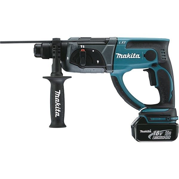 MAKITA ROTARY HAMMER DRILL WITH FORGING OPTION 18V 1.9J 2x3.0Ah DHR202RFJ