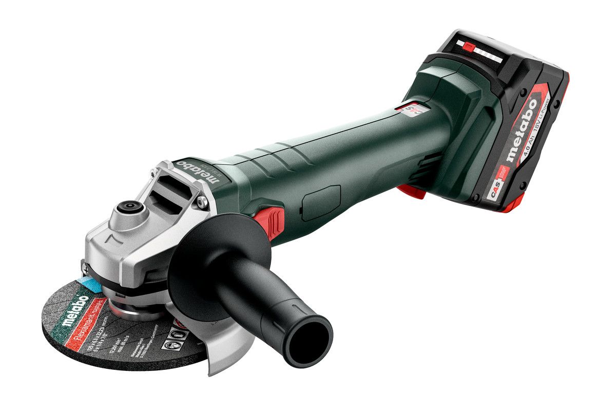 METABO. SZLIFIERKA KĄT.W 18 7-125 2x4 0Ah METABOX