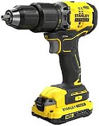 Brushless drill driver 18V Fatmax V20 2x4.0AH trunk