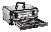 Graphite Energy+ set in aluminum case: drill/driver with removable chuck  2 2.0Ah batteries  charger and 109 accessories