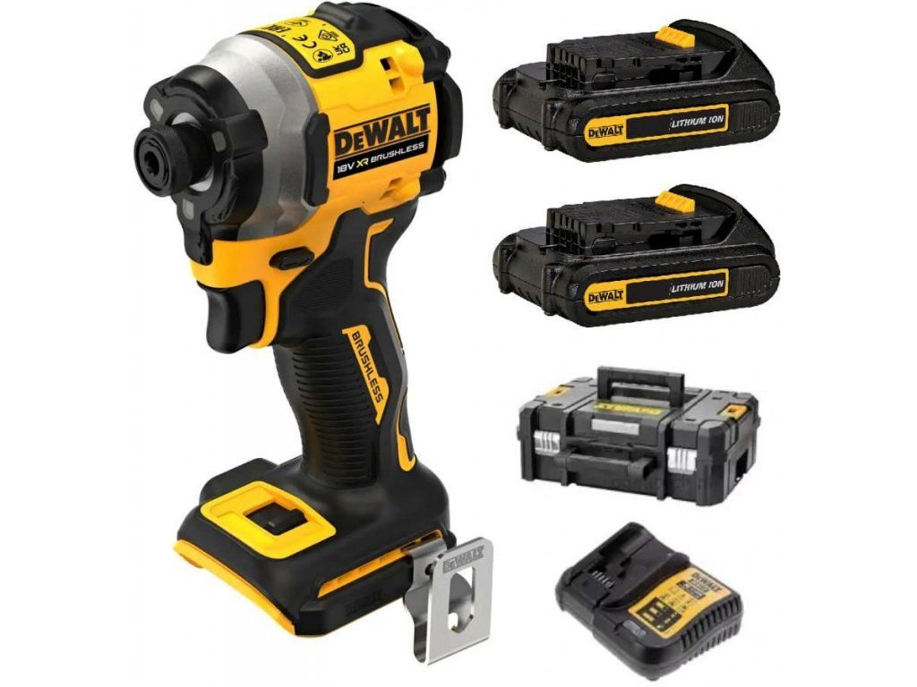 18v impact driver 3 gears 208nm trunk 2x2ah