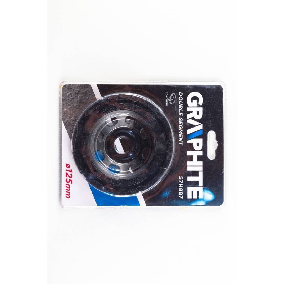 Diamond grinding blade 125 x 22.2 x 5 mm  double segment