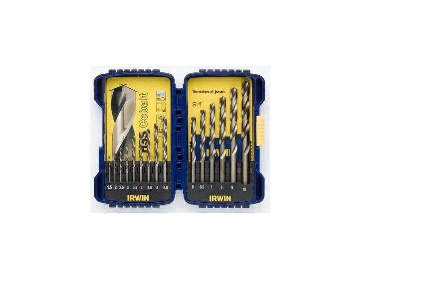 IRWIN DRILL BIT SET 15pcs. COBALT 1.5-10mm