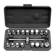 Oil drain wrenches 3/8   set of 18 pcs.