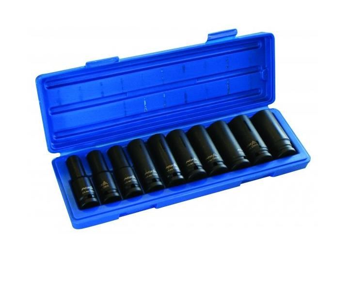 ASTA IMPACT SOCKETS LONG 1/2  SET - 10pcs (10-11-12-13-14-17-19-21-22-24)