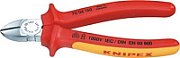 KNIPEX INSULATED SIDE PLIERS160mm
