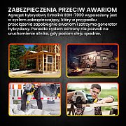 Extralink Power generator EGH-7000 hybrid  7kW