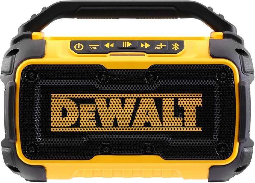 Speaker Dewalt DeWalt DCR011 XJ  speaker (yellow/black  Bluetooth  jack  USB)