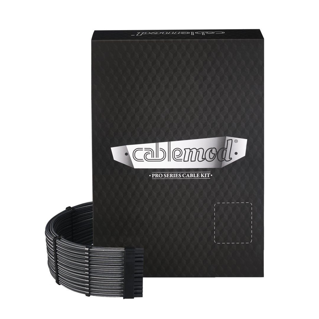 CableMod C-Series PRO ModMesh Cable Kit for Corsair AXi/HXi/RM (Yellow Label) - carbon